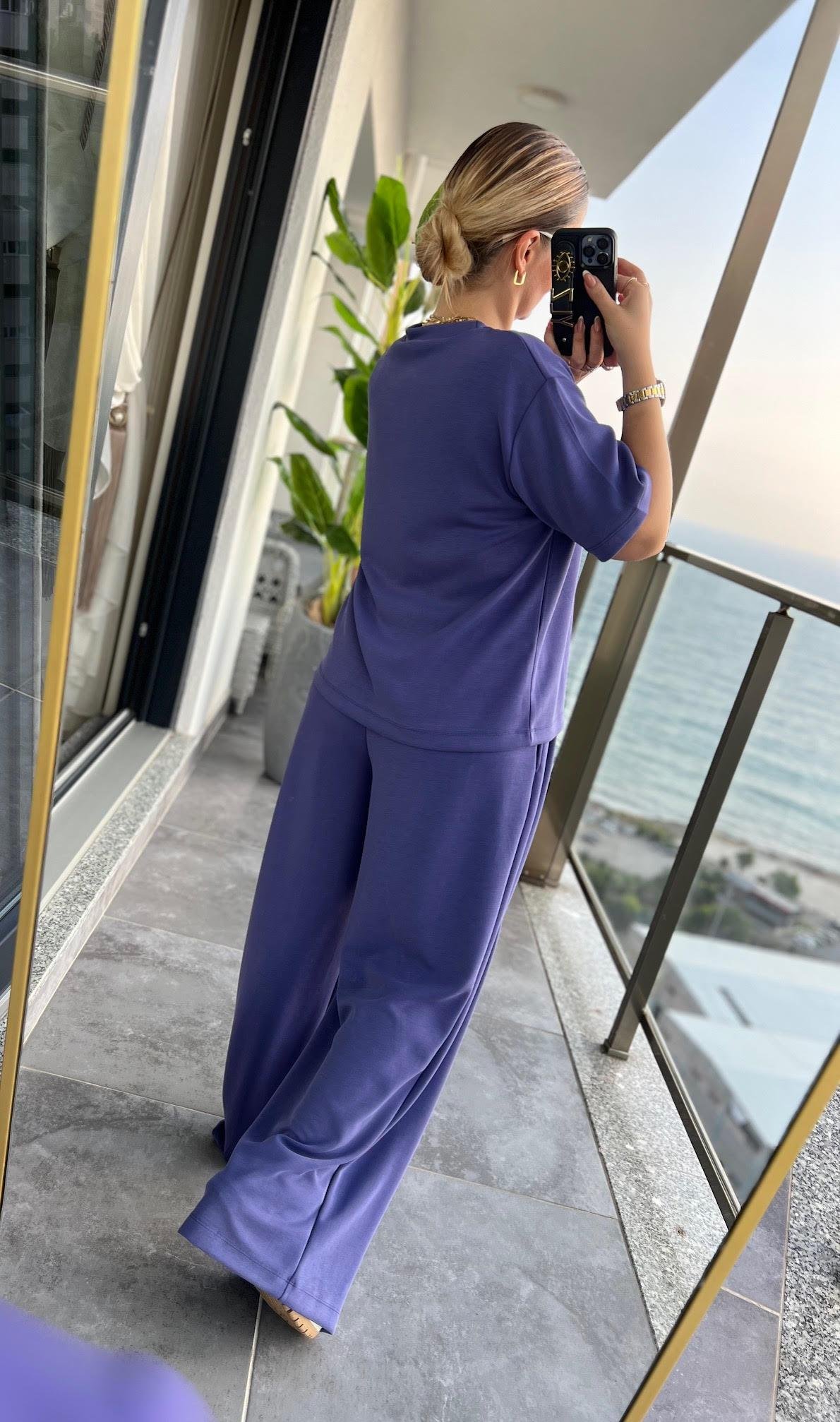 98649 Tshirt Pantolon Takım MOR