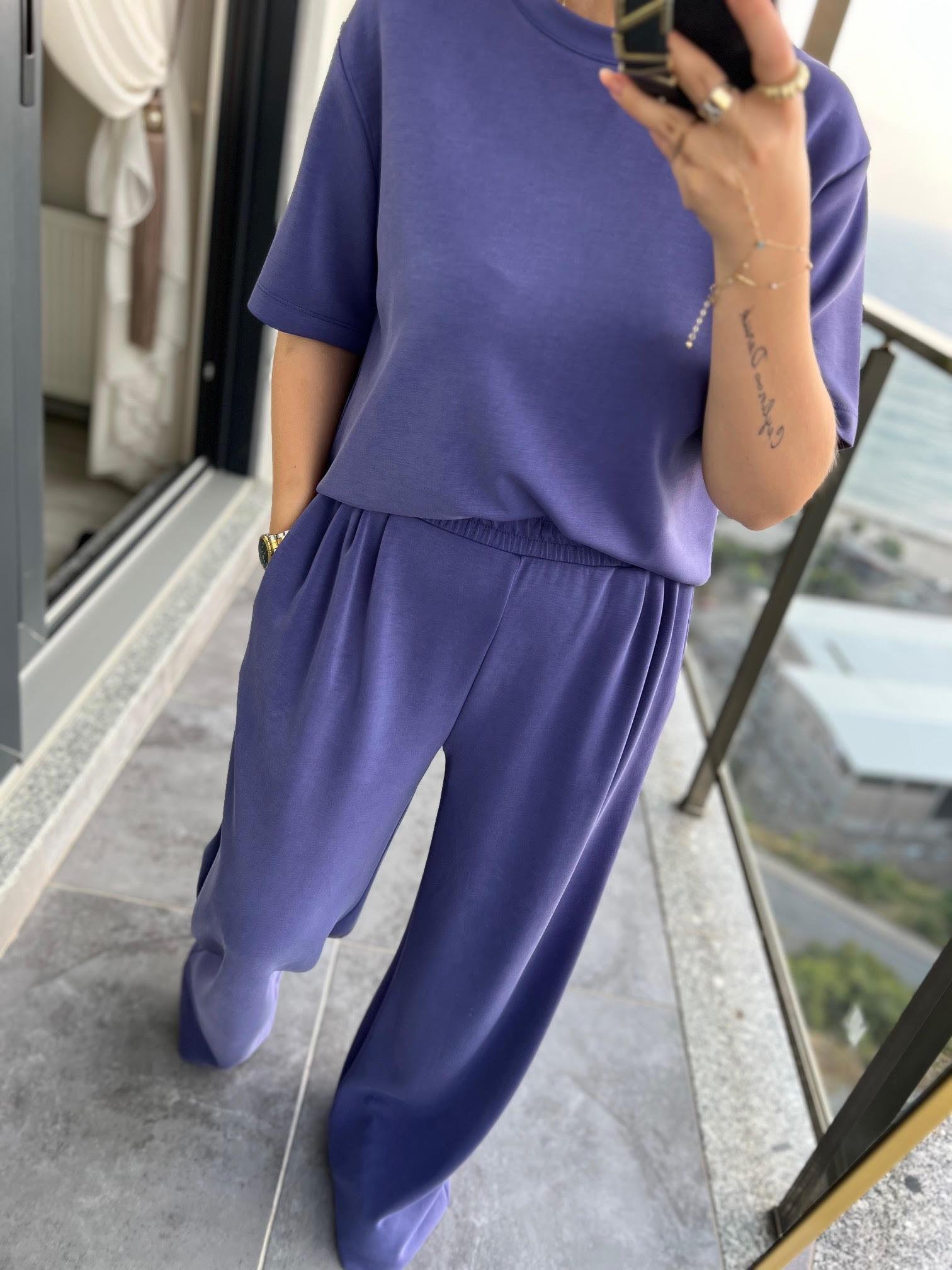 98649 Tshirt Pantolon Takım MOR