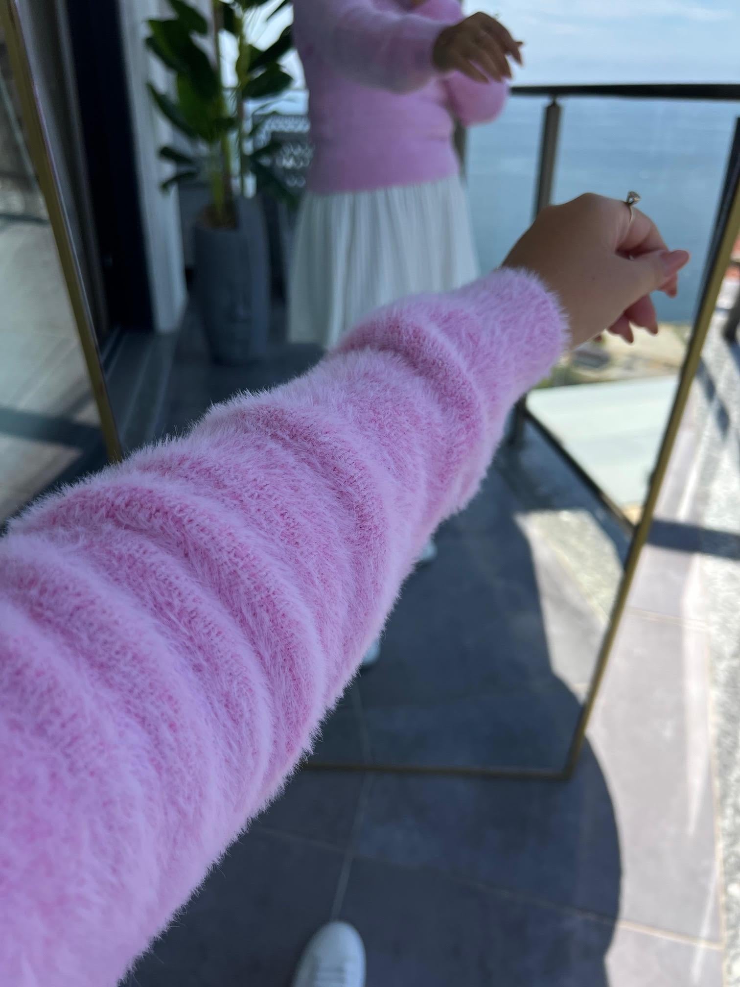 Angora Beyoğlu Taşlı Kazak PUDRA
