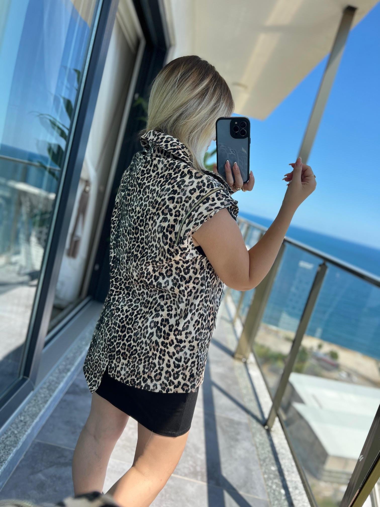 Bebe Leopar Yelek LEOPAR
