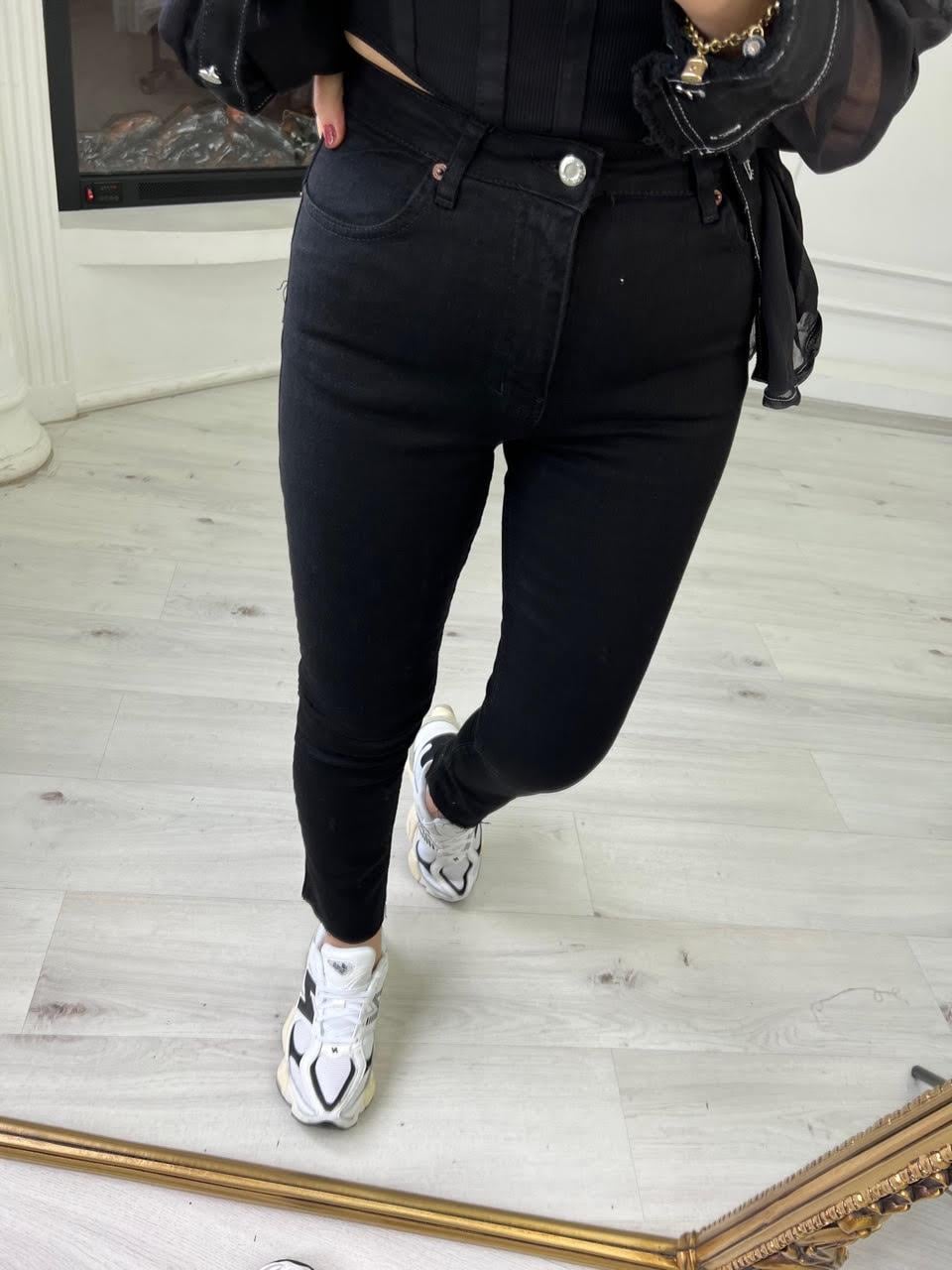 Boyfit Jean SİYAH