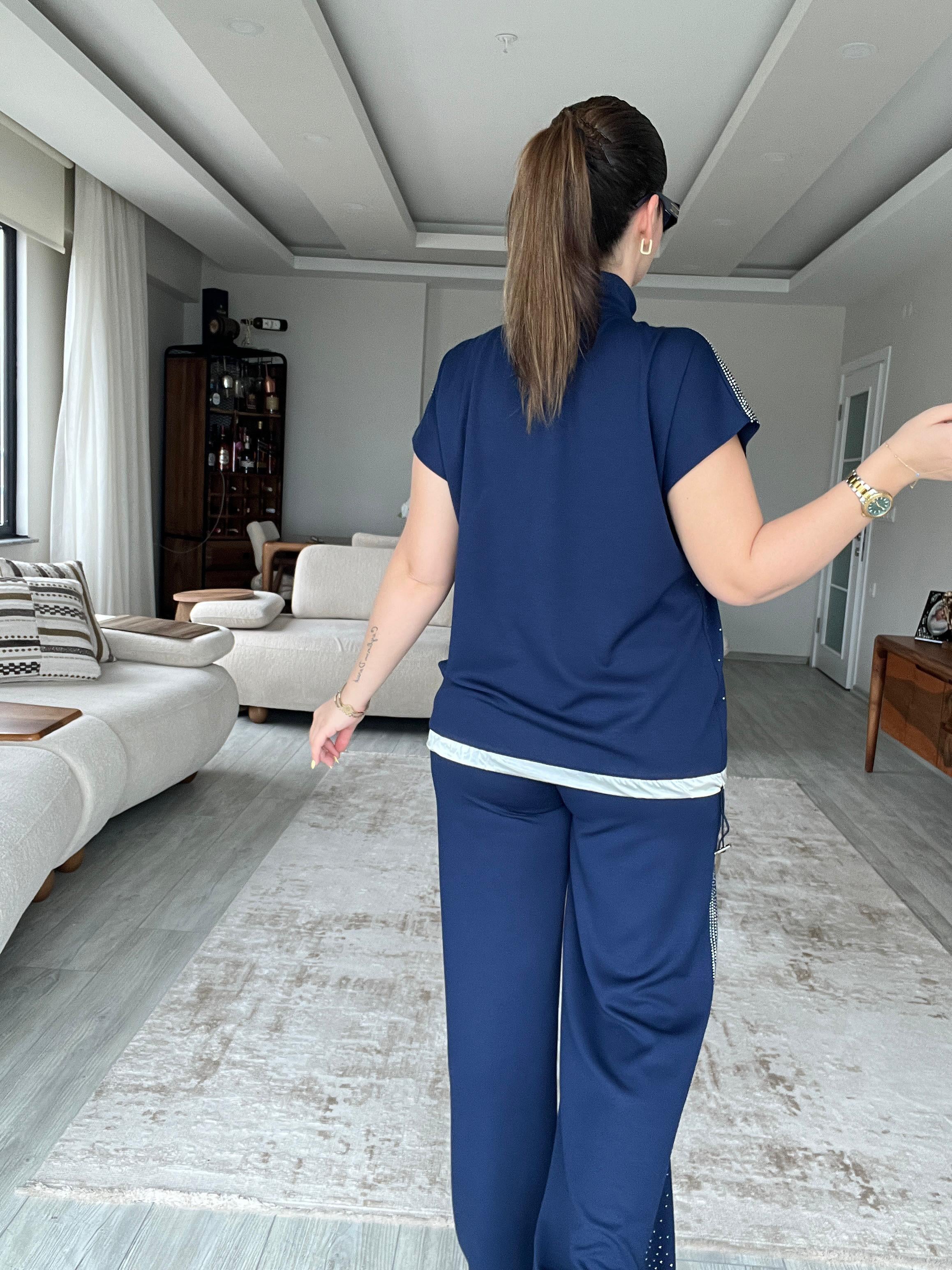 Çakma Taş Modal Takım LACİVERT
