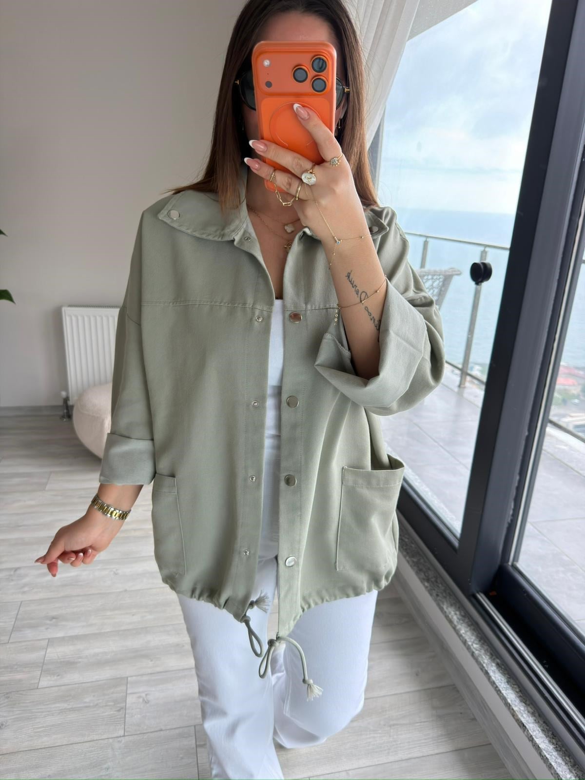 Gabardin Ceket MİNT