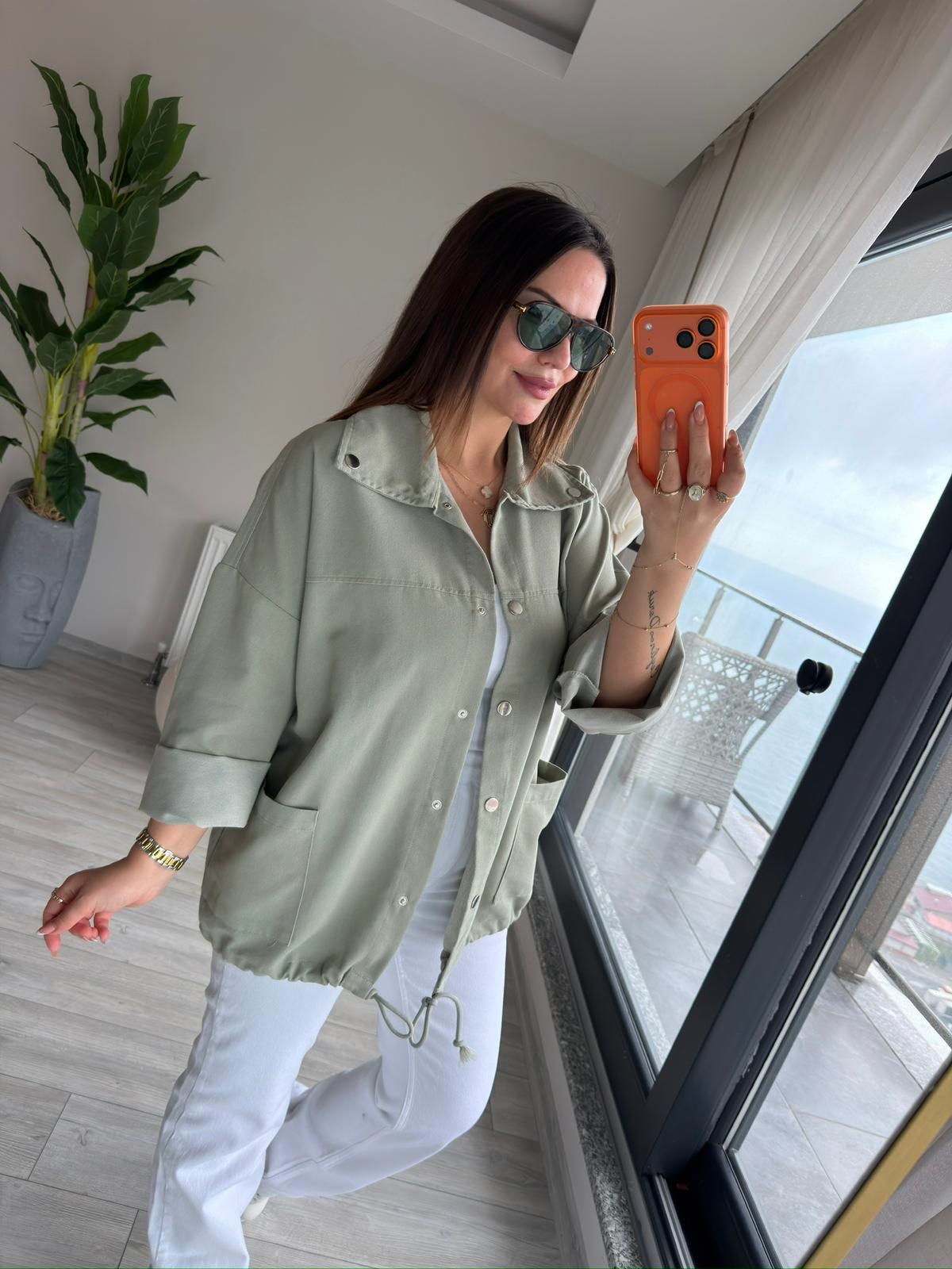 Gabardin Ceket MİNT