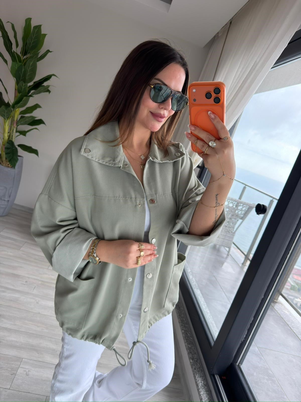 Gabardin Ceket MİNT