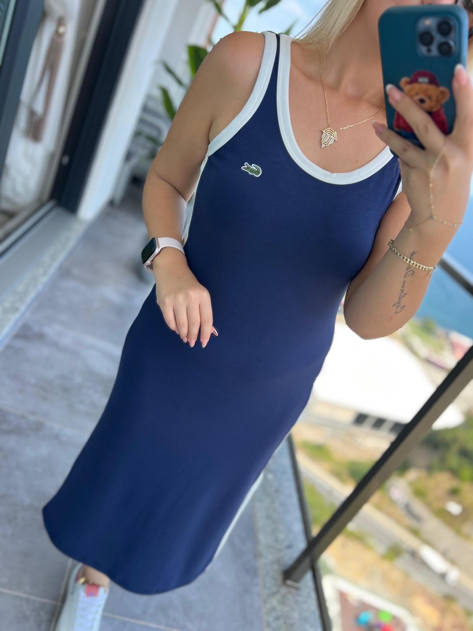 LCS Elbise LACİVERT