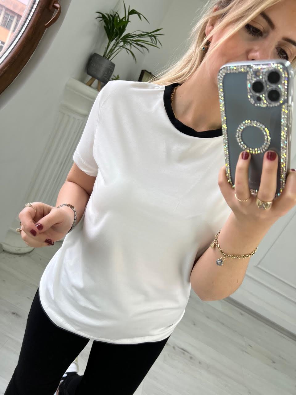 Mas Tshirt BEYAZ