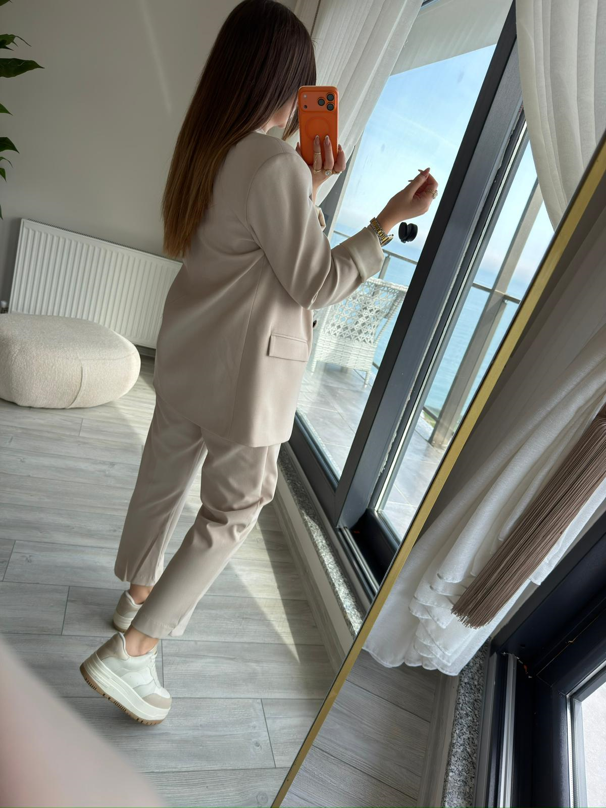 Pantalon Ceket Takım BEJ