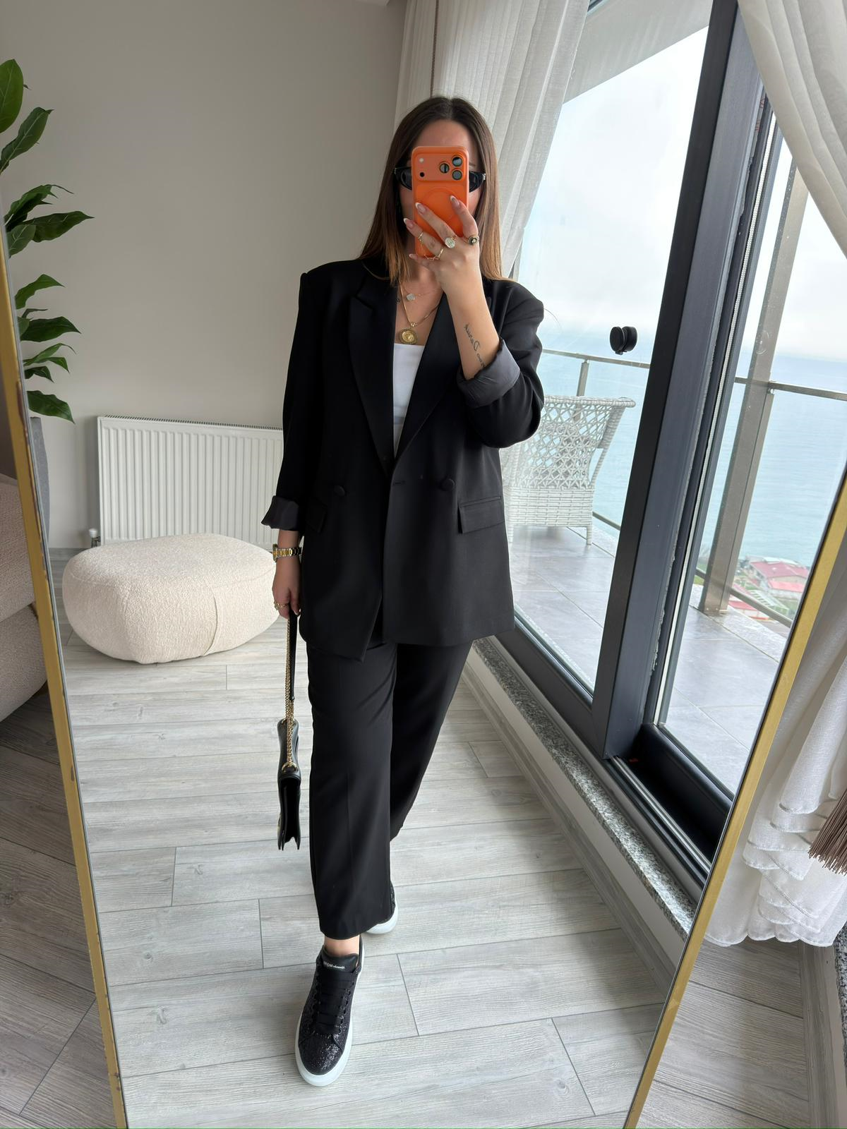 Pantalon Ceket Takım SİYAH