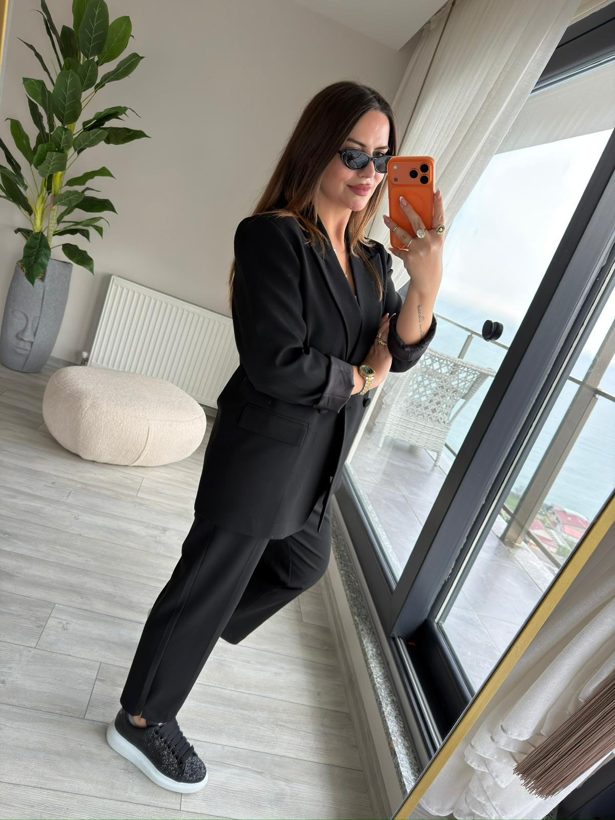 Pantalon Ceket Takım SİYAH