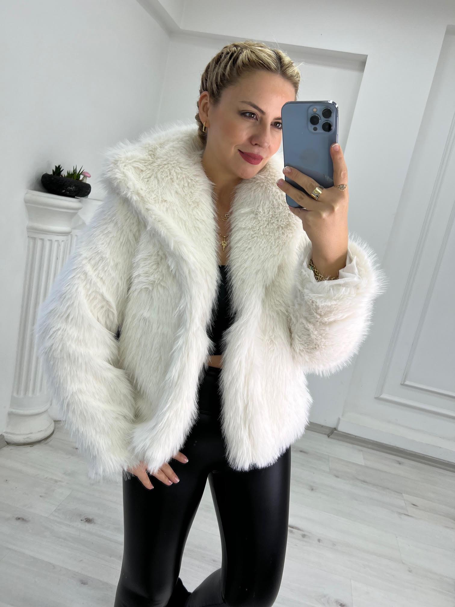 Peluş Kürk BEYAZ
