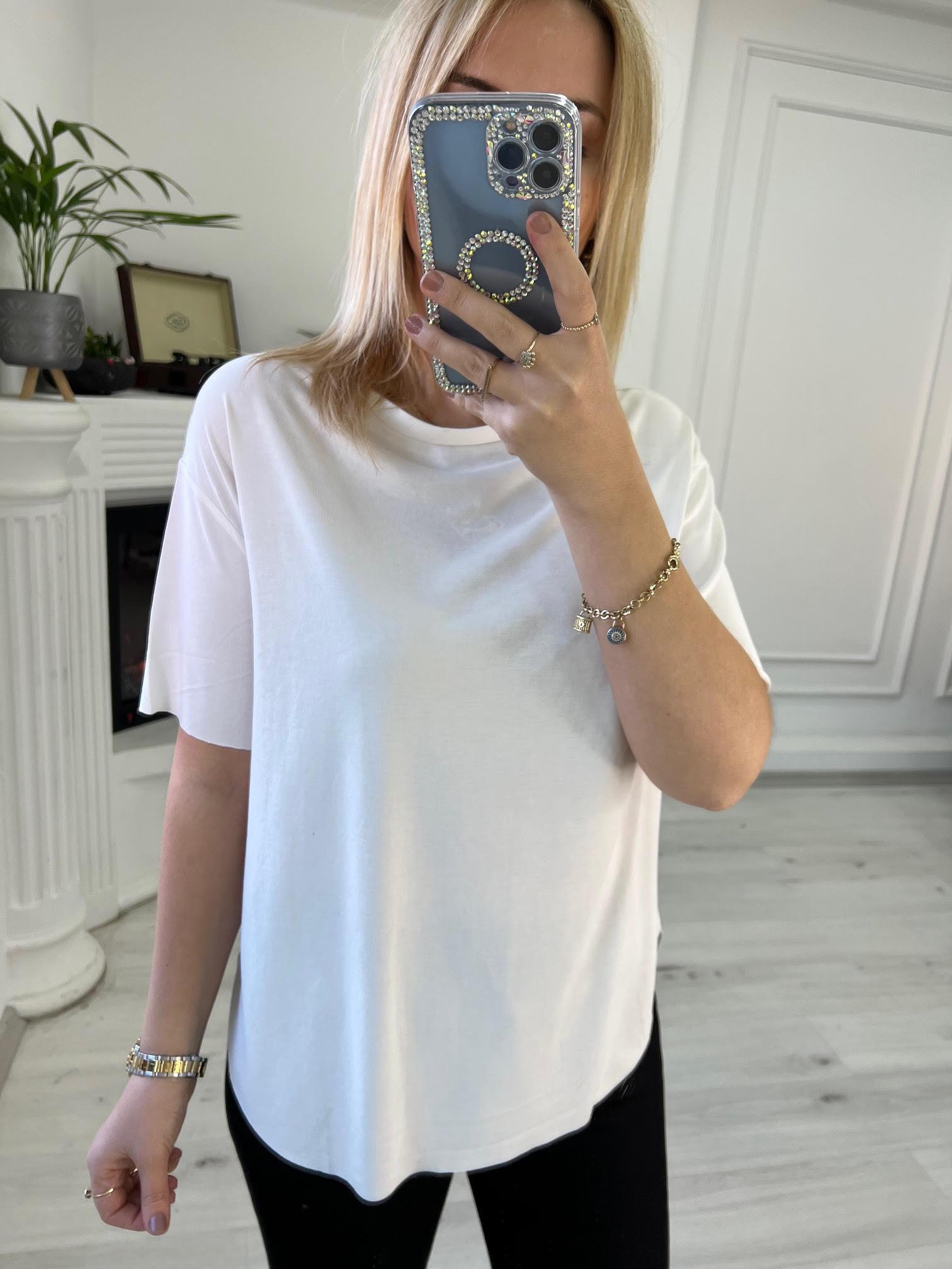 Tiril Kısa Kollu Tshirt EKRU