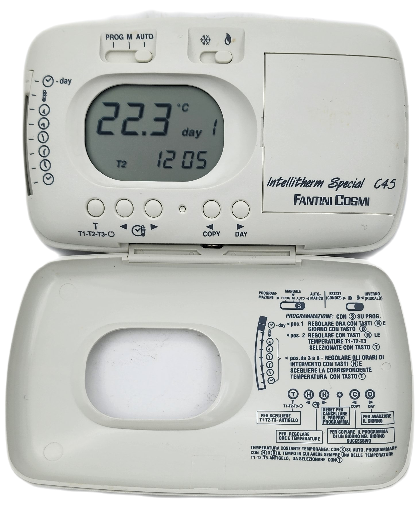 FANTİNİ HAFTALIK PROGRAMLI KABLOLU ODA TERMOSTATI