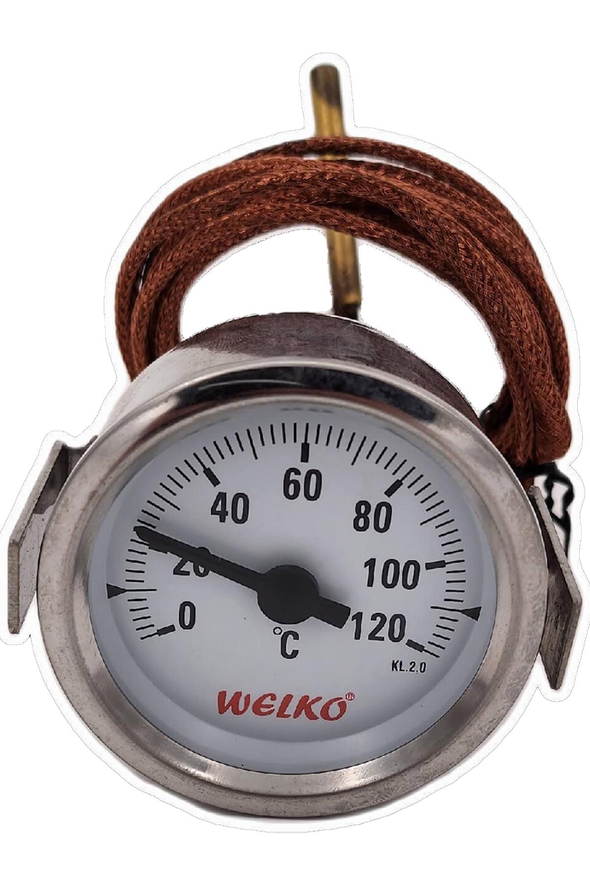 Q63 2 MT. BAKIR ÖRGÜLÜ TERMOMETRE