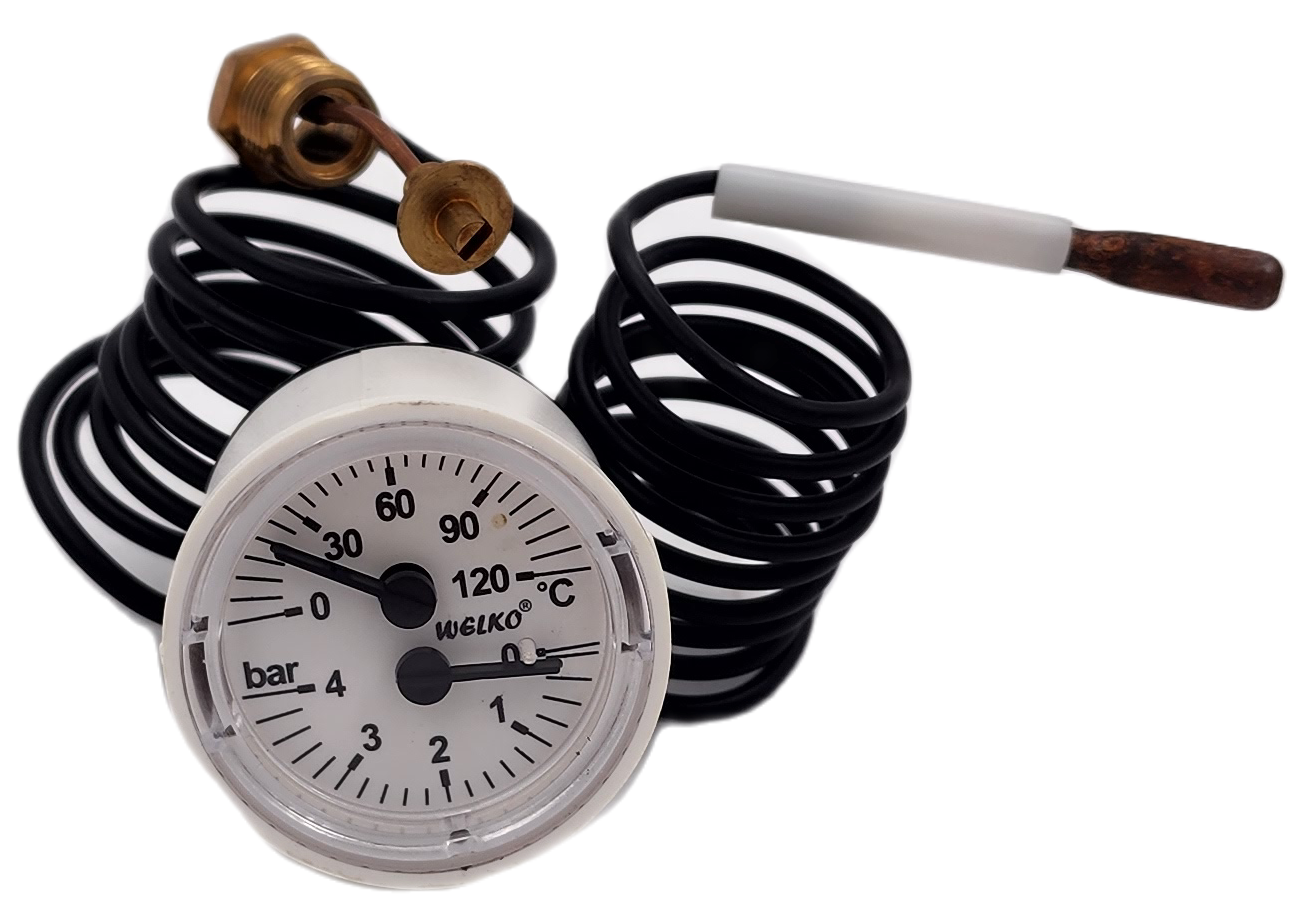 WELKO KOMBİNE ÖLÇER TERMO-MANOMETRE