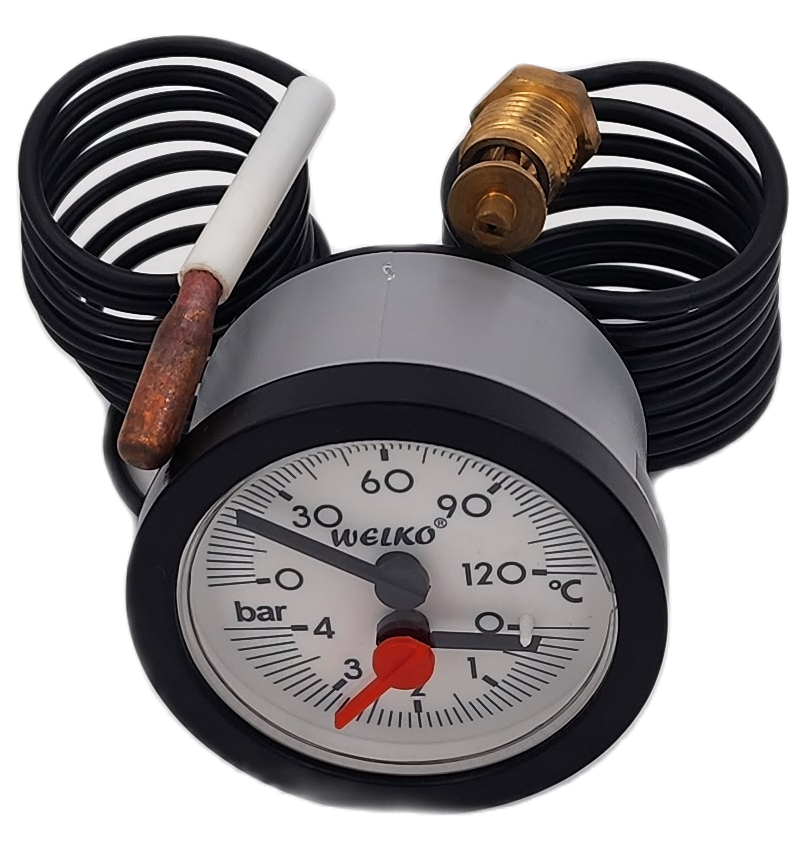 WELKO KOMBİNE ÖLÇER TERMO-MANOMETRE