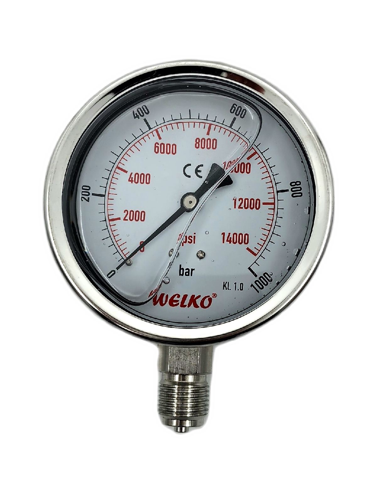 WELKO PASLANMAZ GLİSERİNLİ MANOMETRELER