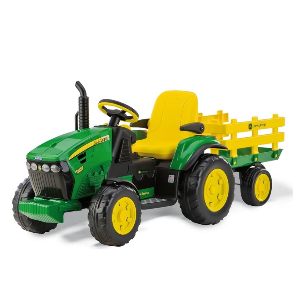 John Deere Ground Force With Trailer 12 Volt Akülü Traktör