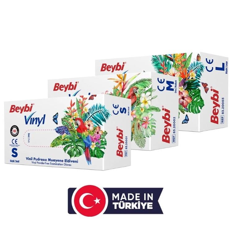 Beybı Vınl Muayene  Eldiveni  (L)