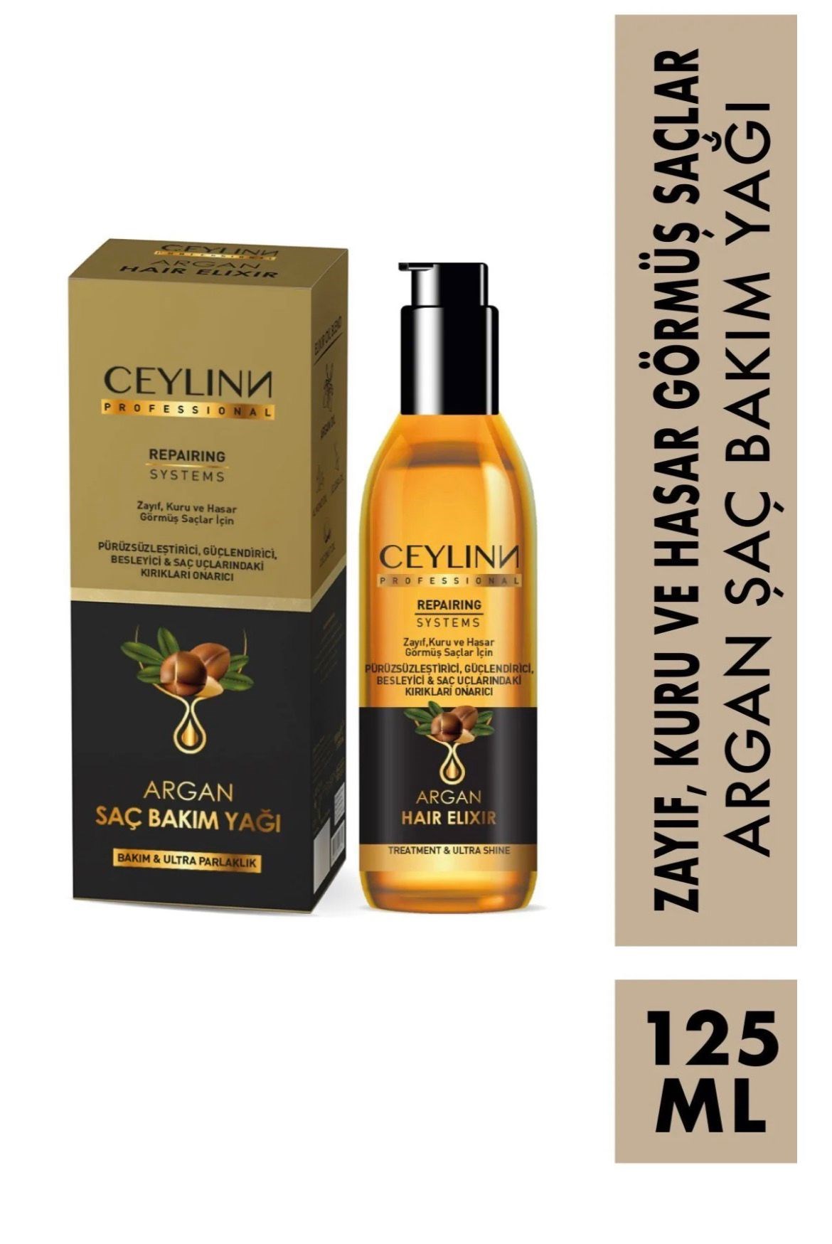 Ceylınn Argan Saç Bakım Yağı 125 Ml