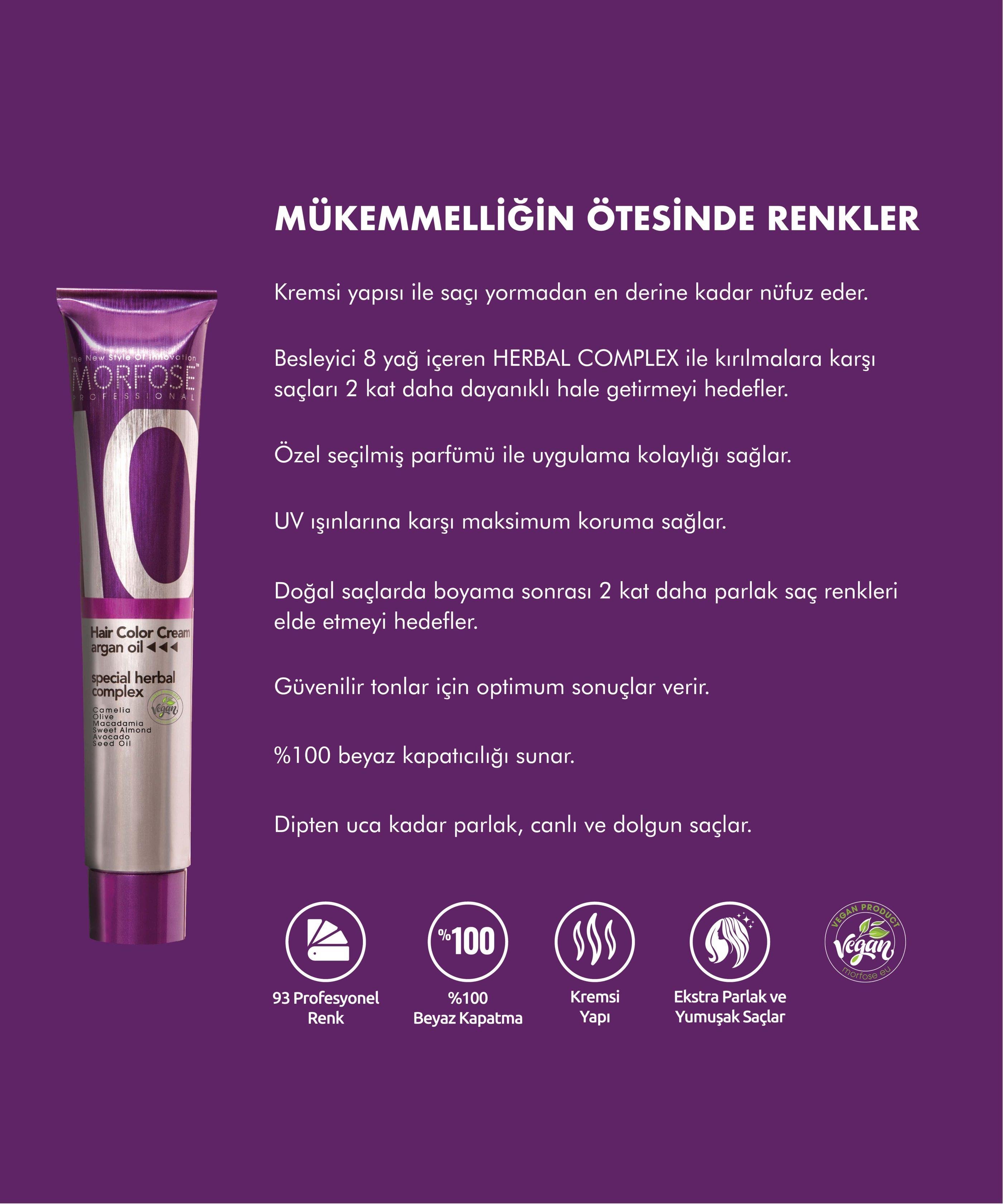 MORFOSE 10 SAÇ BOYASI 100 ML