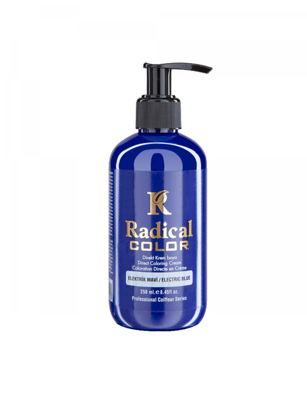 RADICAL COLOR SU BAZLI SAÇ BOYASI 250 ML ELEKTRİK MAVİ