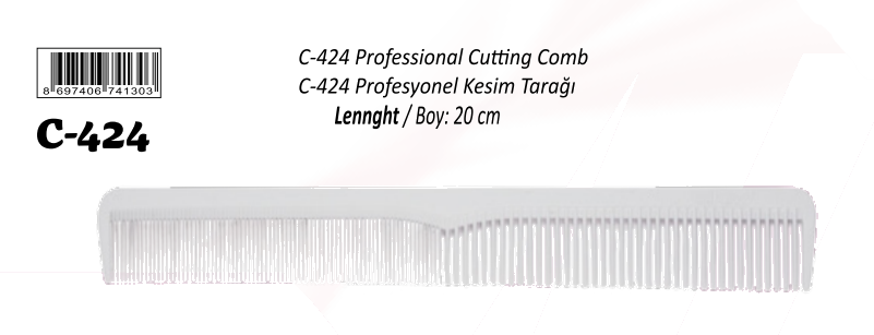 VENUSLINE CARBON KESİM TARAĞI C-424