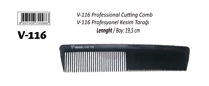 VENUSLINE KESİM TARAĞI  V-116