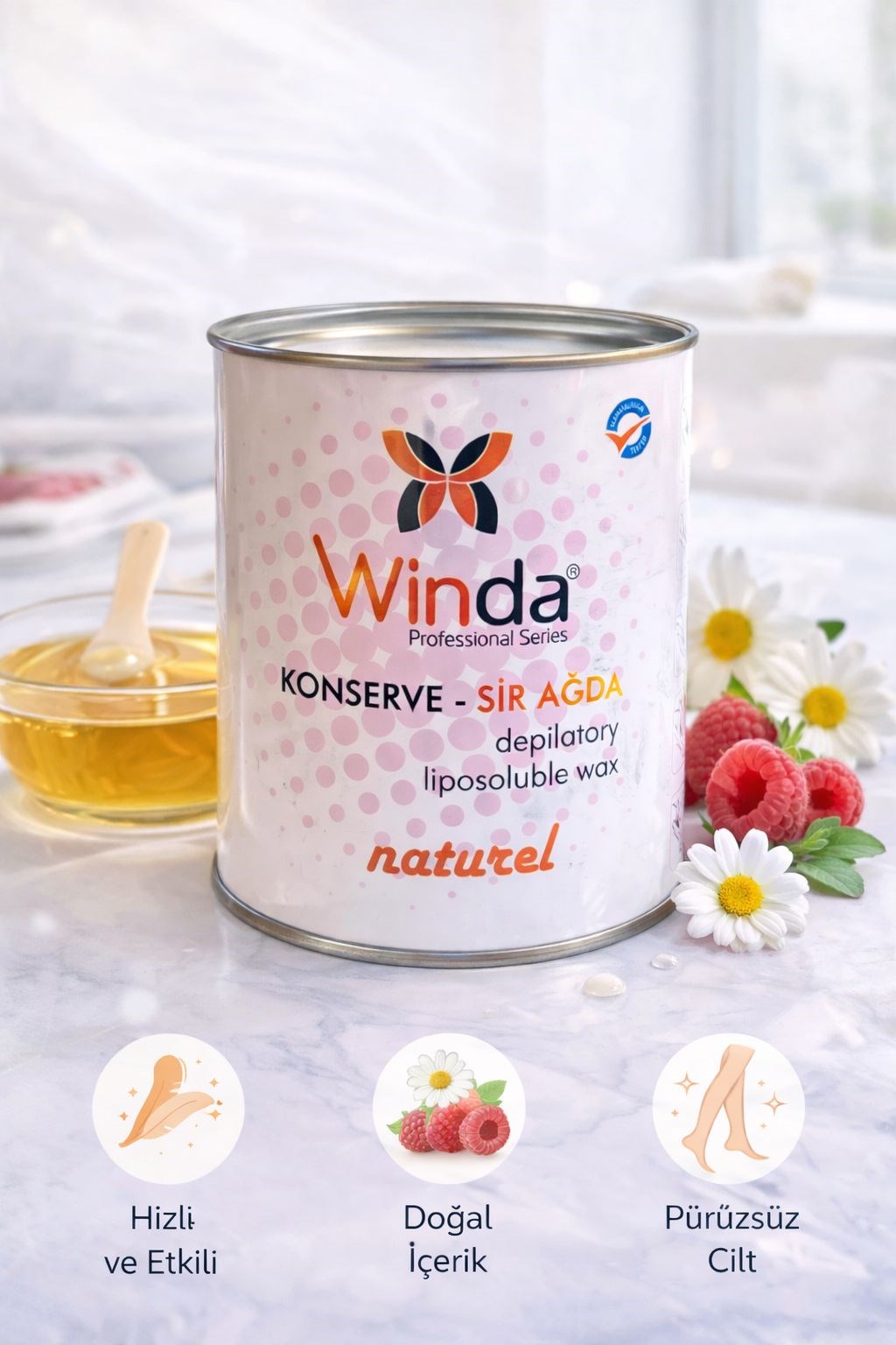 Wında Konserve Naturel 800 Gr