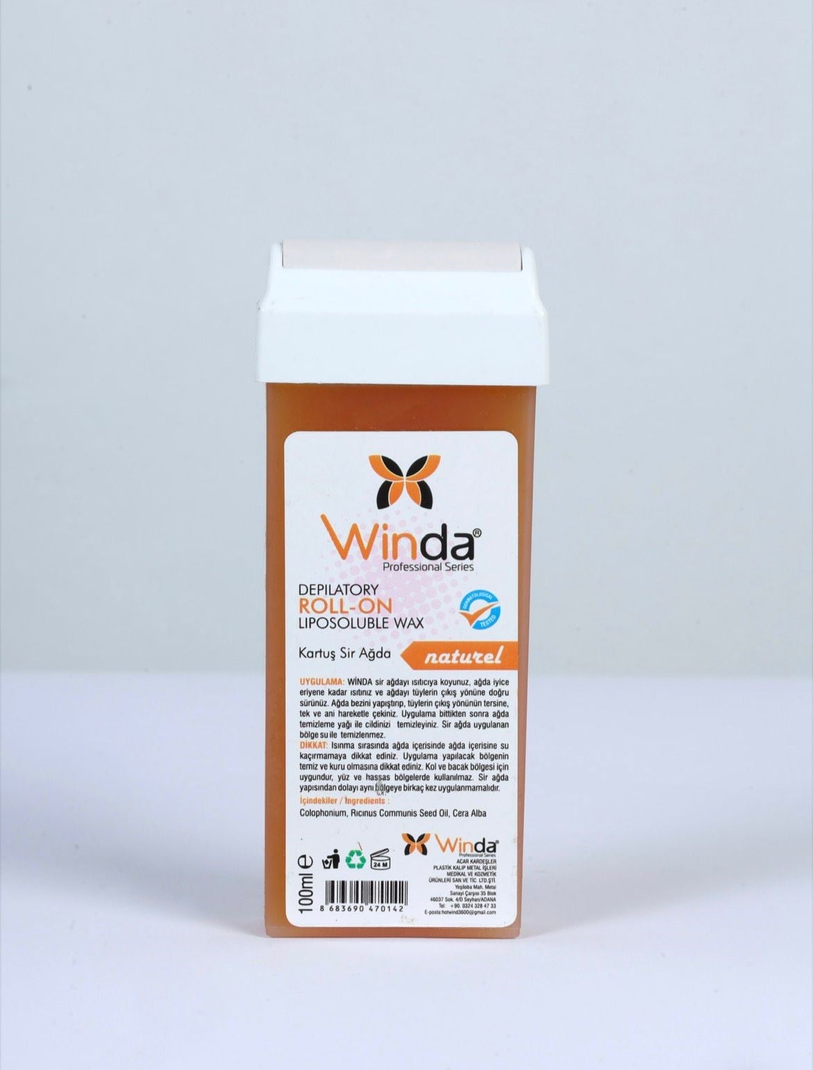 Winda Naturel Kartuş Ağda 100 Ml