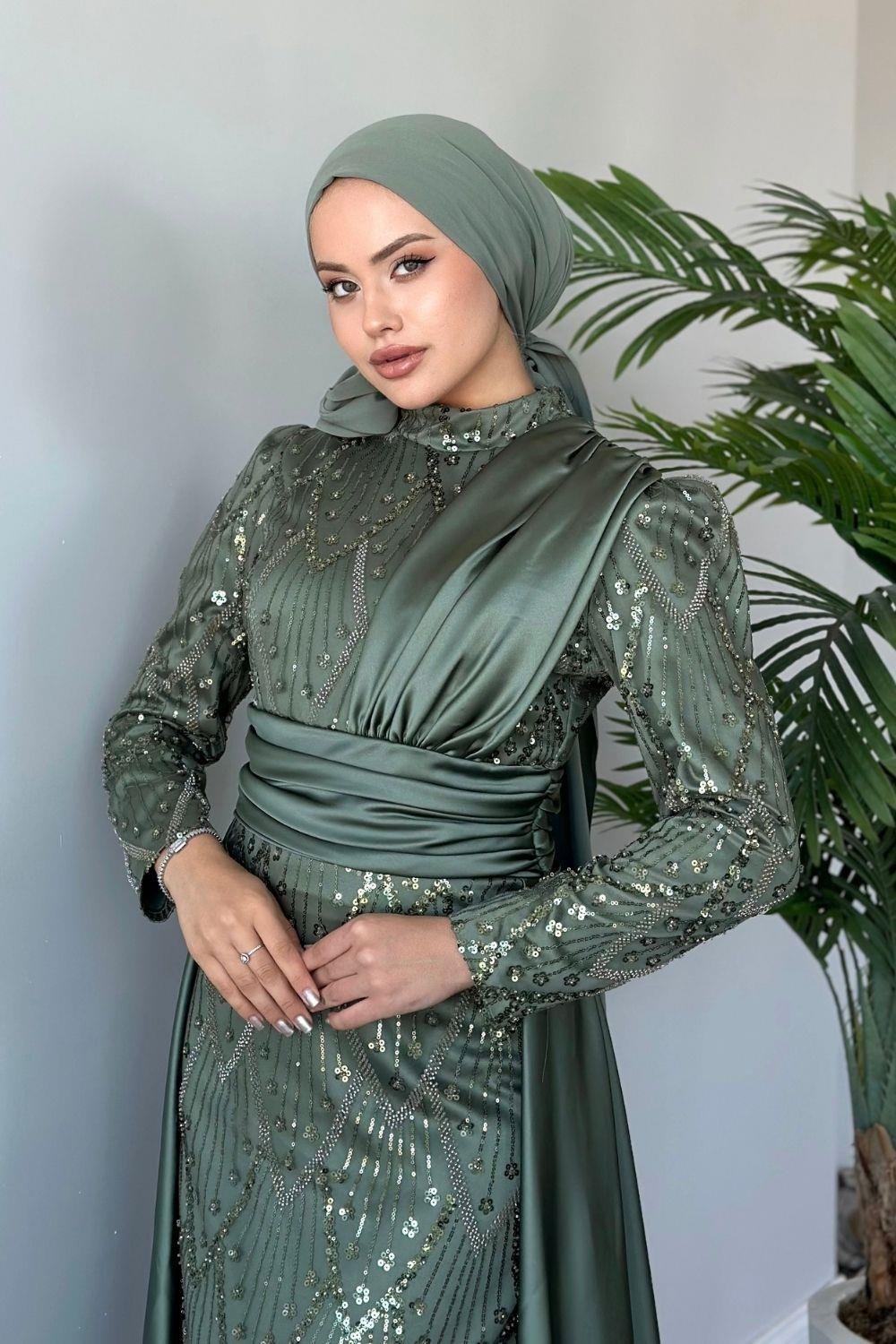 Güneş Abiye Haki 10003 