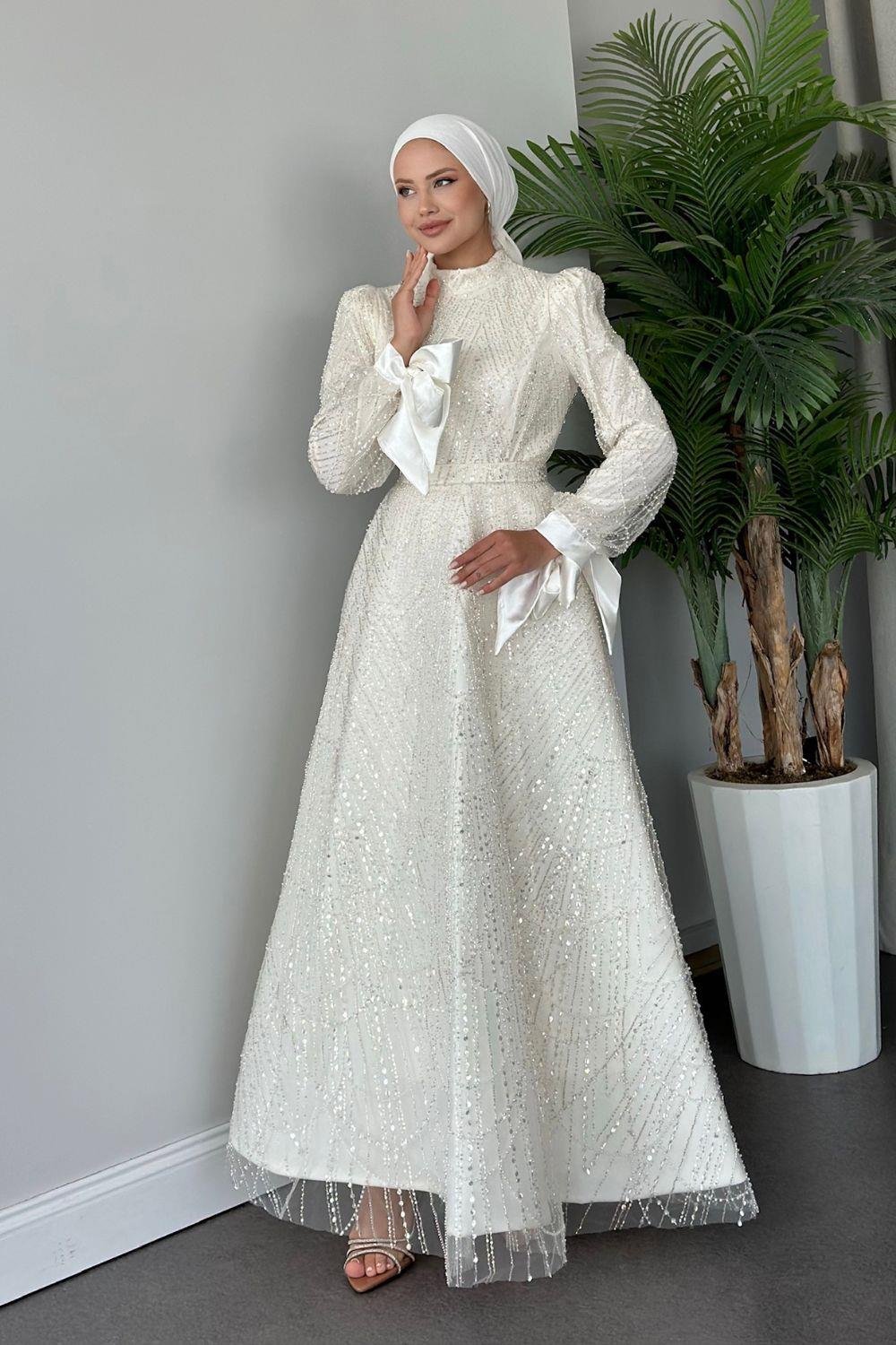 Kleopatra Abiye Beyaz 10006 