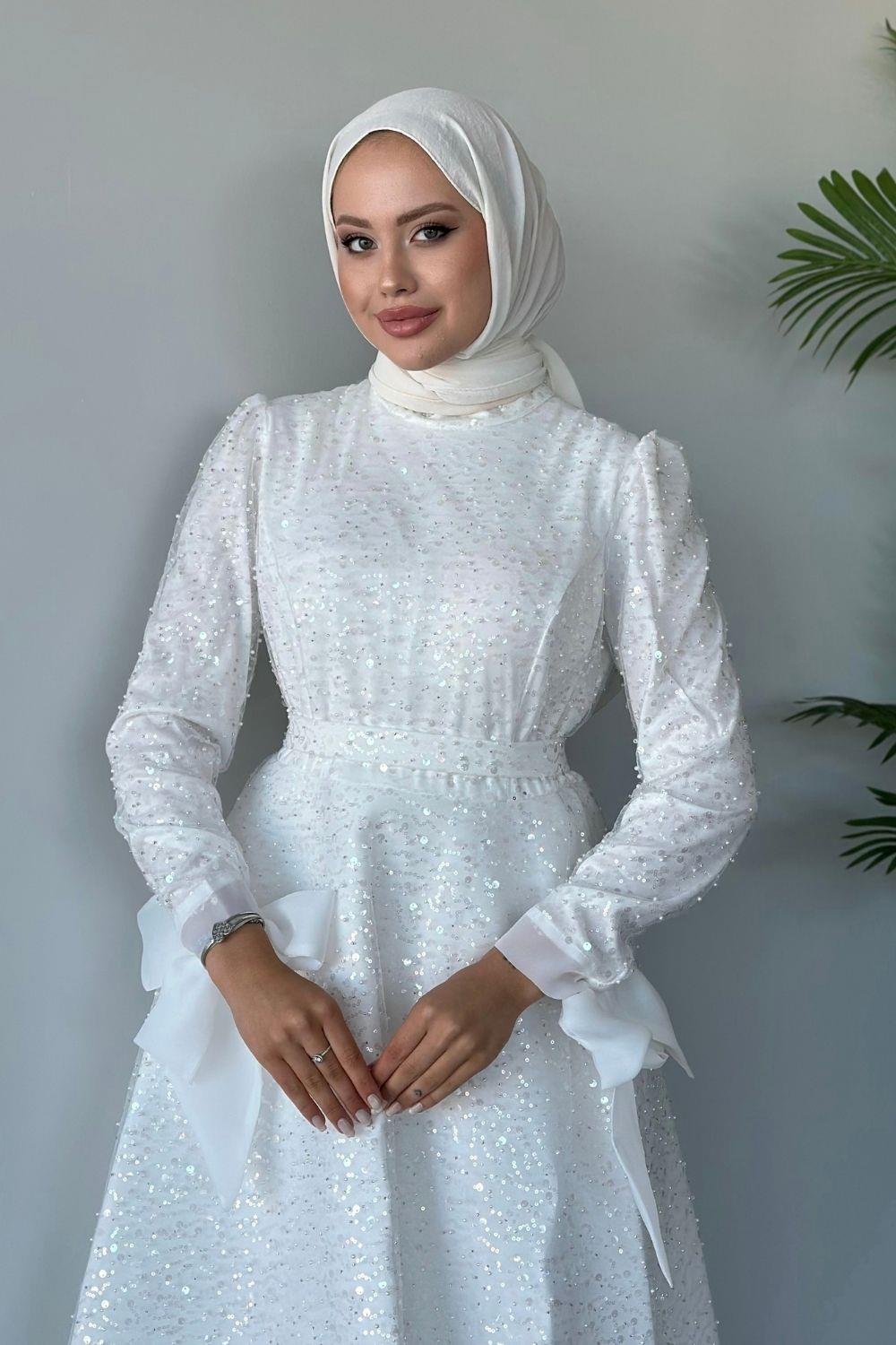 Pamir Abiye Beyaz 10007 