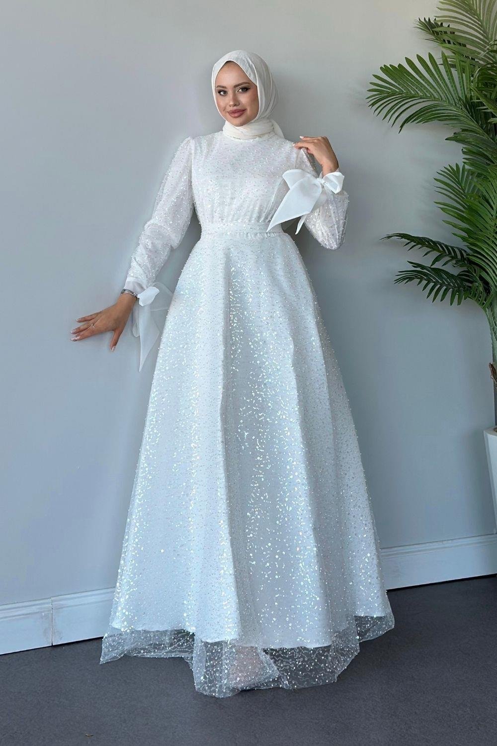 Pamir Abiye Beyaz 10007 