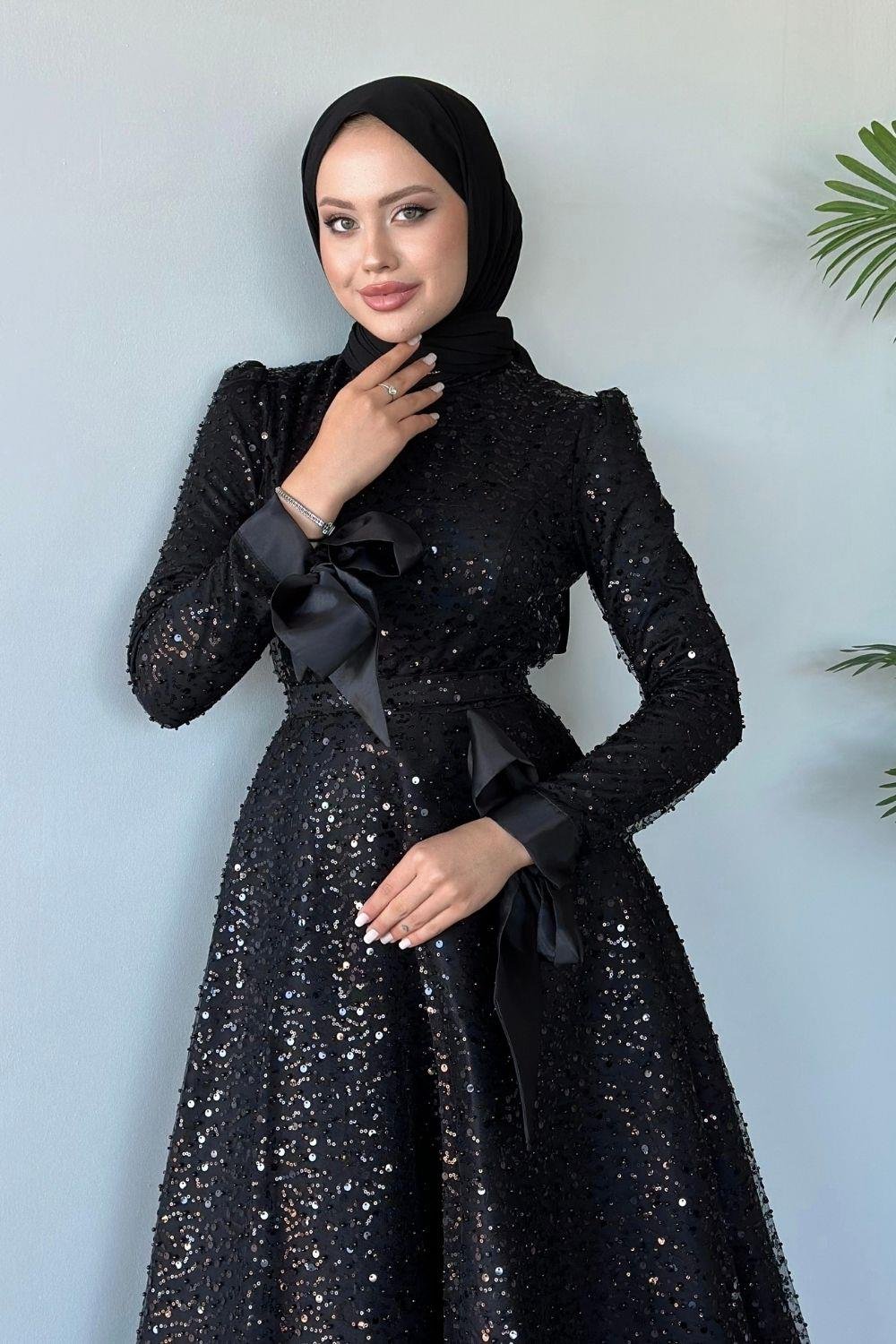 Pamir Abiye Siyah 10007 