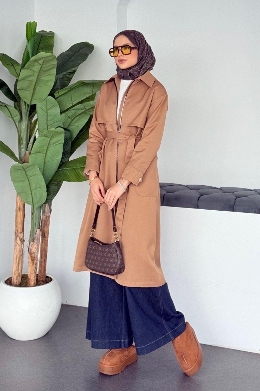 Solo Trençkot Camel 10041 