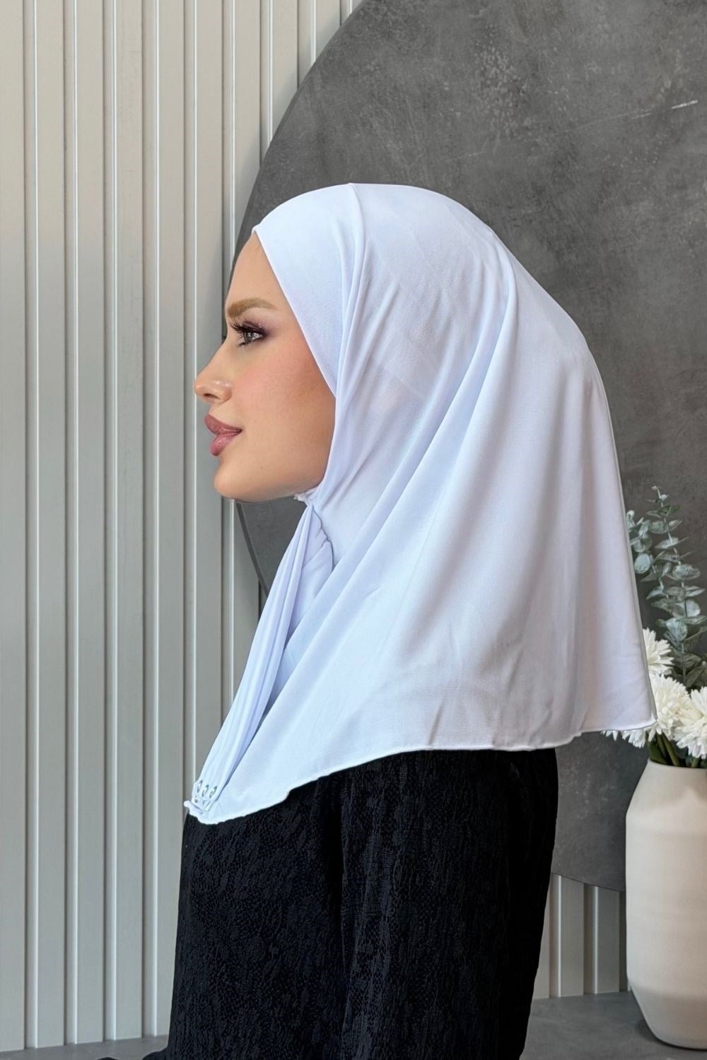 Basic Spor Şık Bone Beyaz 10070 