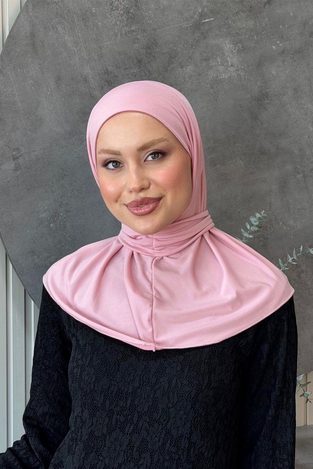 Basic Spor Şık Bone Pudra 10070 