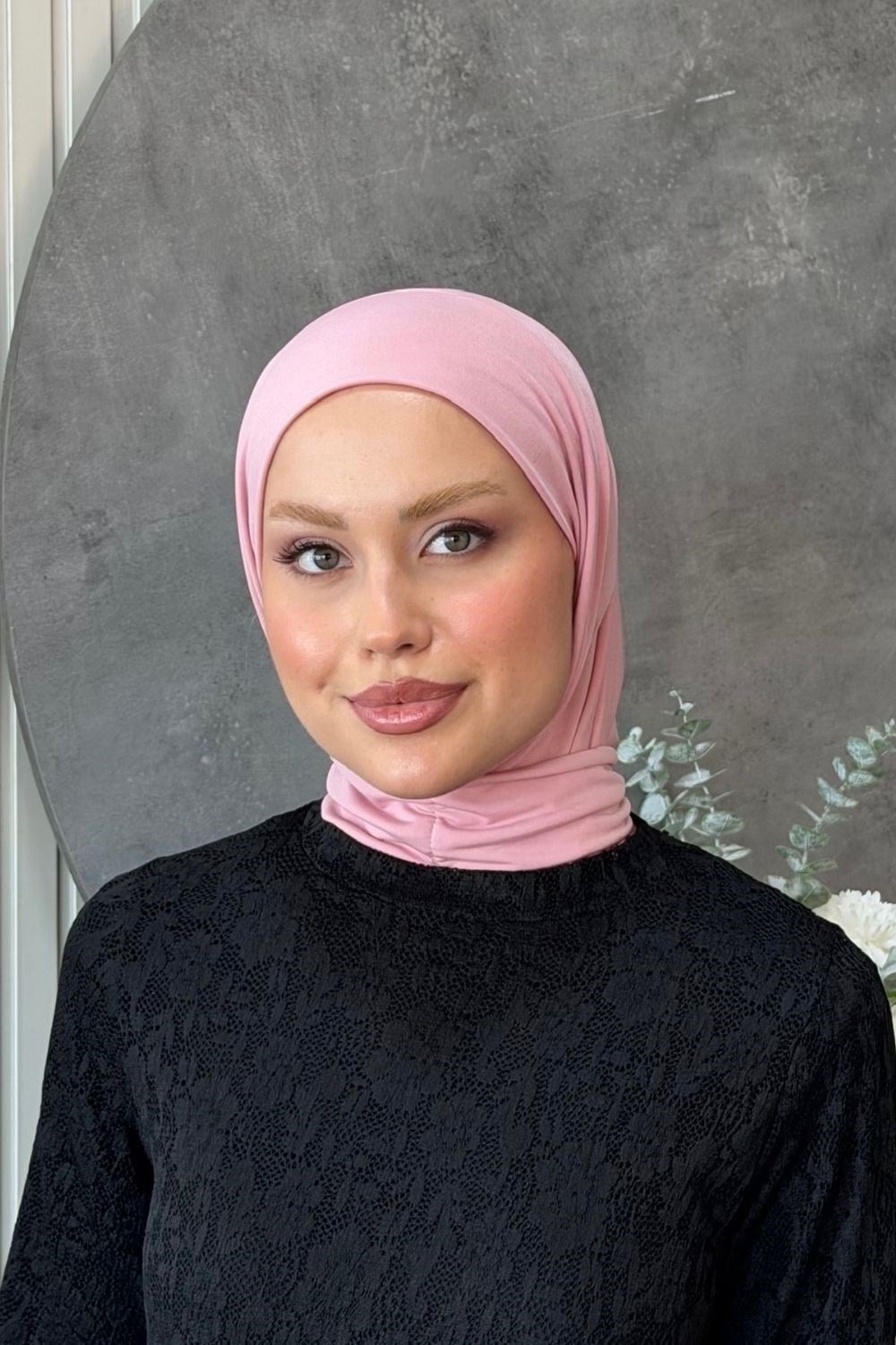 Basic Spor Şık Bone Pudra 10070 