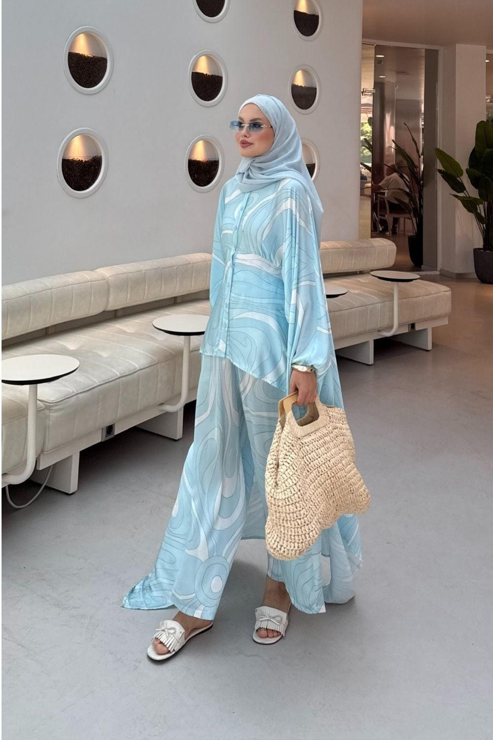 Candy Desenli Takım Bebe Mavisi 10072 