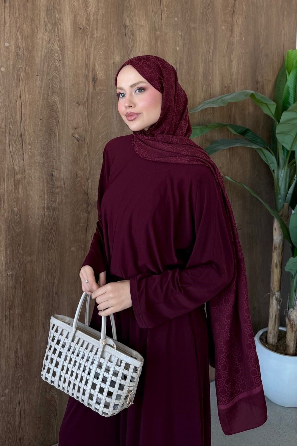 Yasmine Sandy Takım Mürdüm 10079 