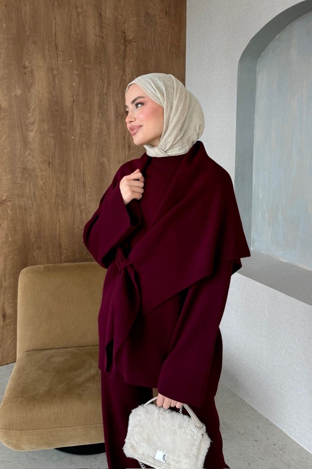 Karmen Triko Takım Bordo 10088 