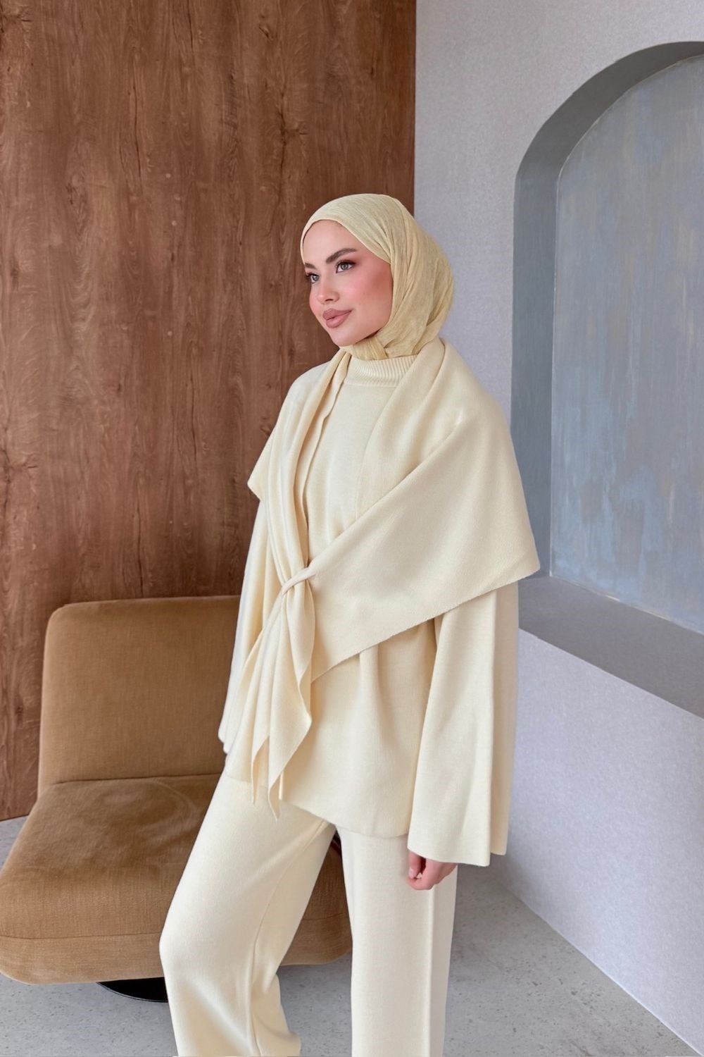 Karmen Triko Takım Sarı 10088 