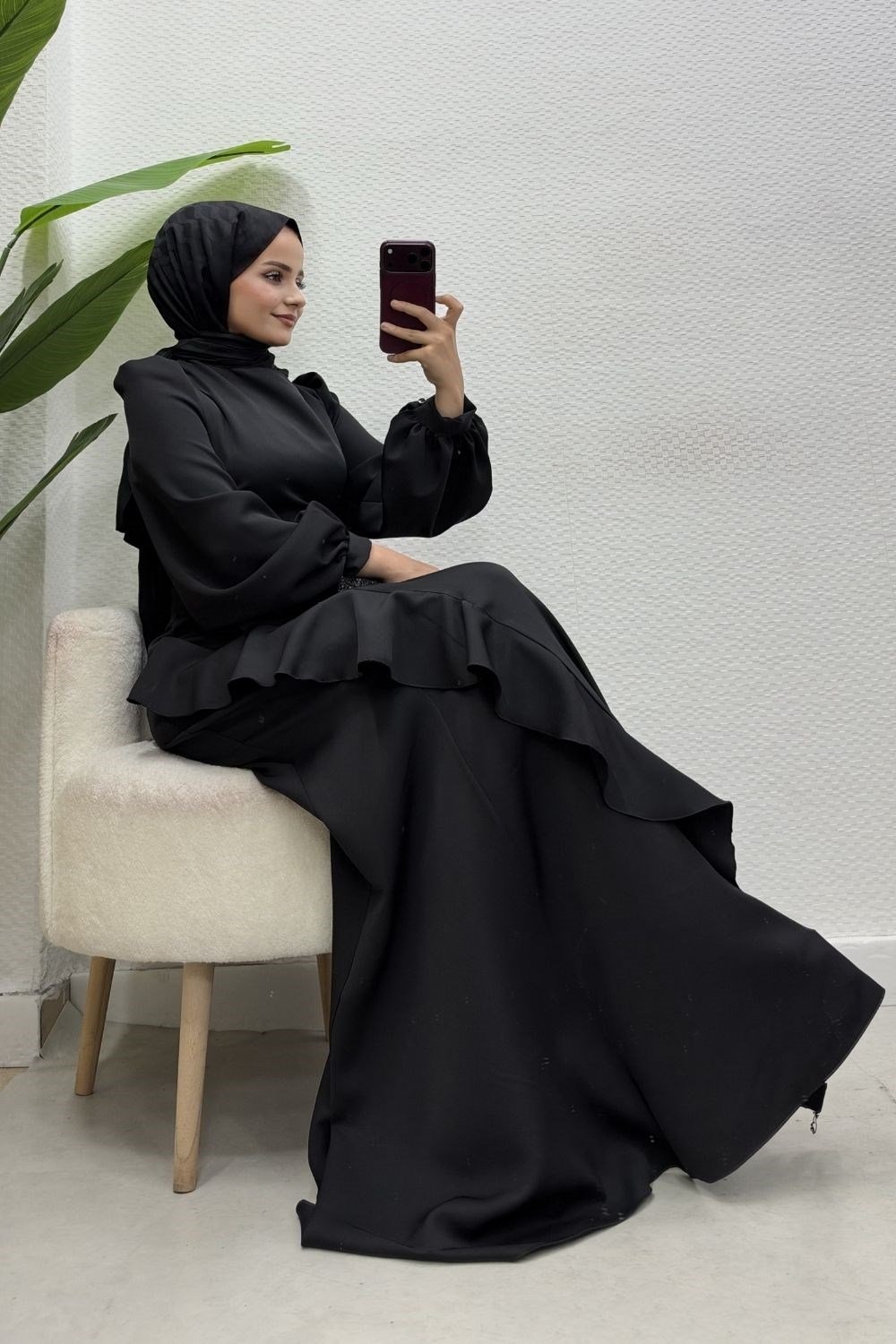 Nadide Abiye Siyah 10090 