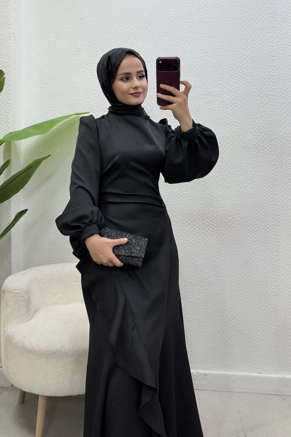 Nadide Abiye Siyah 10090 