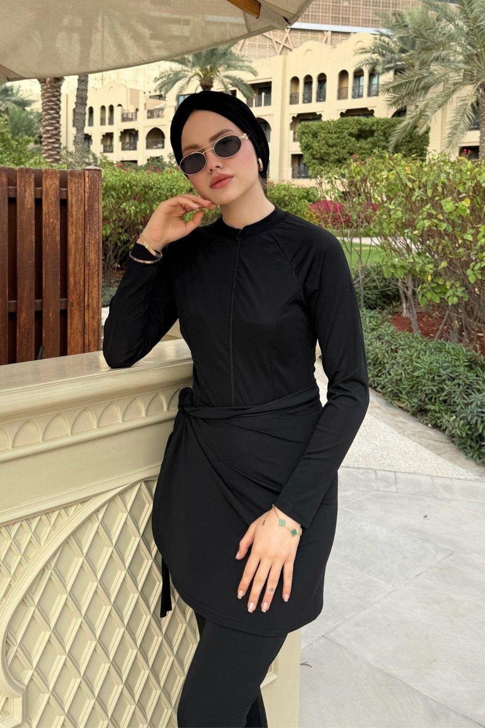 Mayolu 3Lü Haşema Takım Siyah 10122 