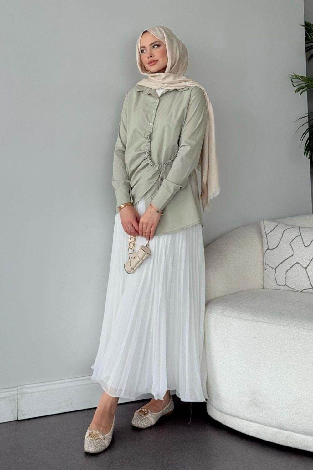 Yüsra Gömlek Mint 10133 