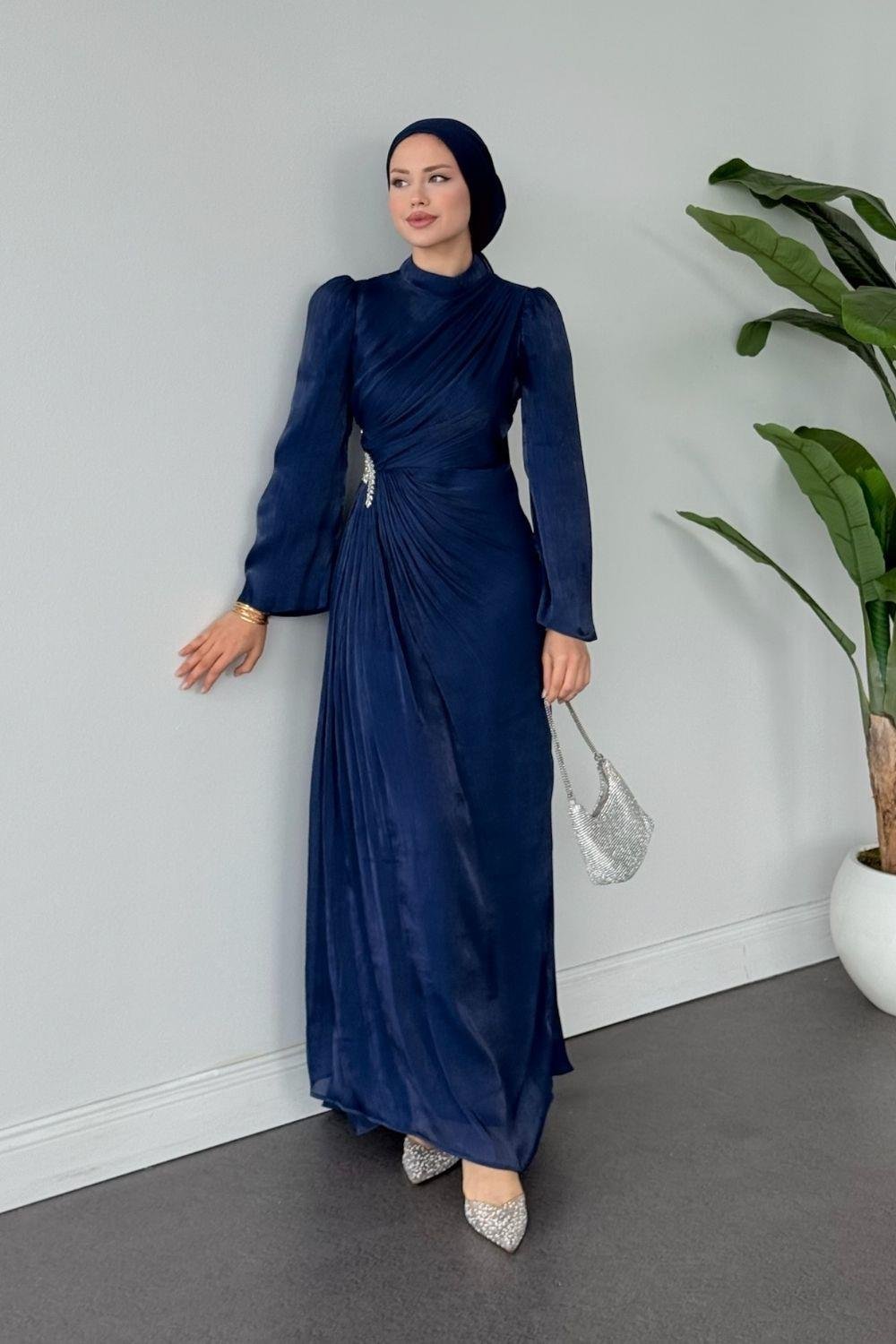 Sedef Abiye Lacivert 1036 