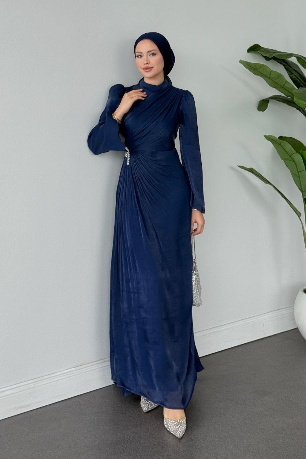 Sedef Abiye Lacivert 1036 