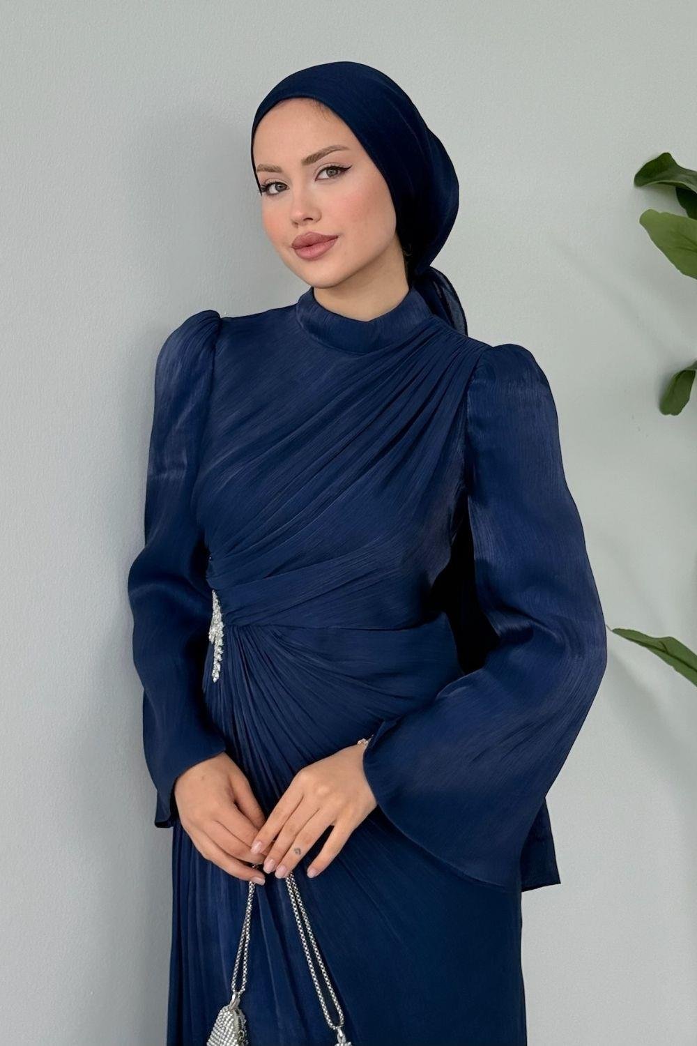 Sedef Abiye Lacivert 1036 